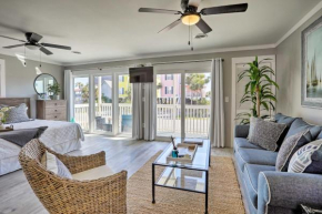 Walk to Surfside Beach Studio with Covered Balcony